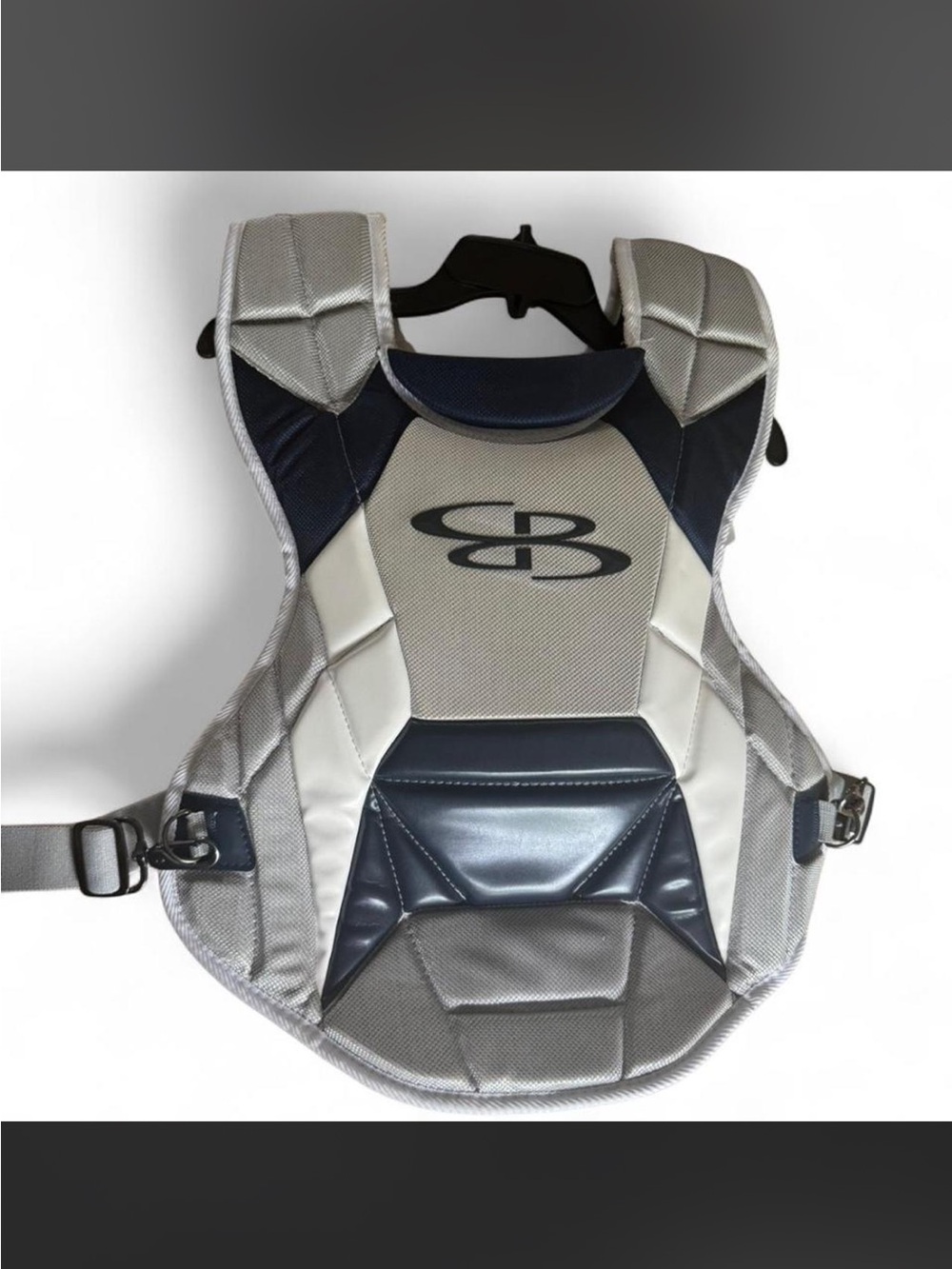CB Chest Protector Vest in Gray and Navy